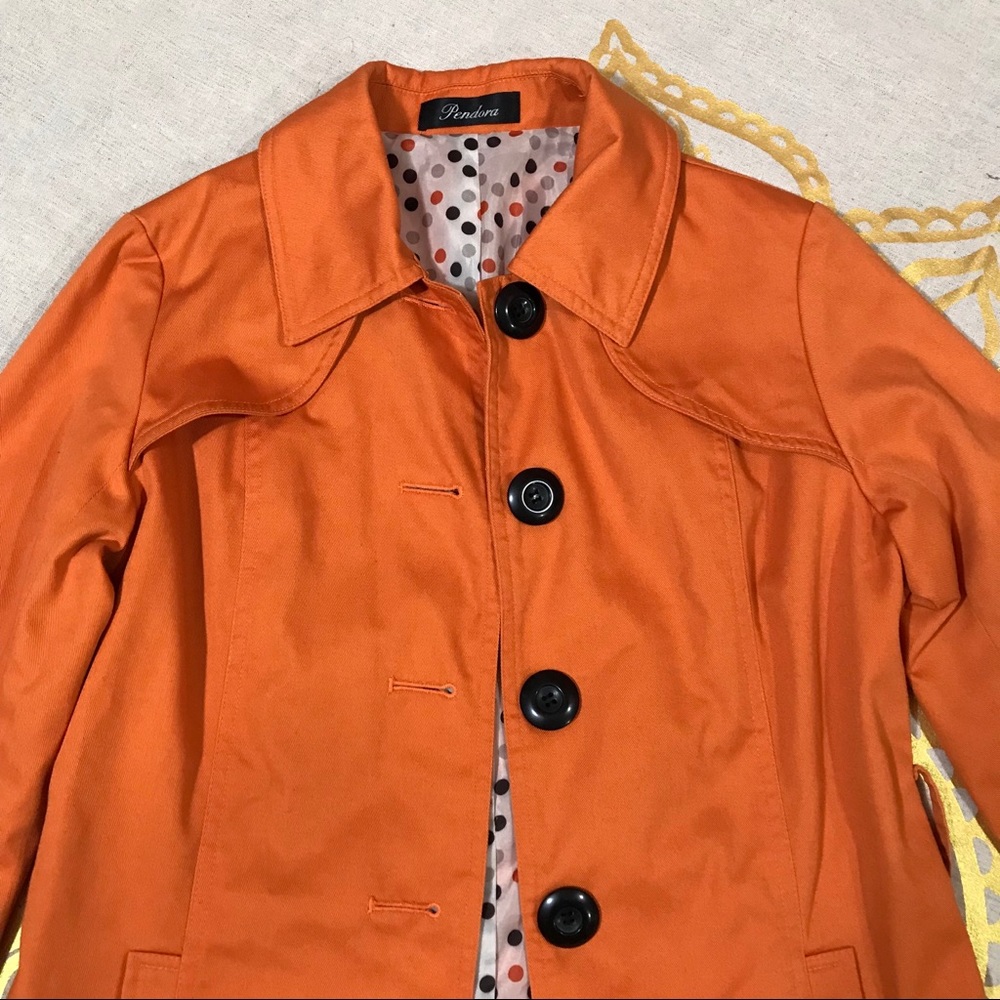 Pendora Orange Jacket Sz M (K33) - Picture 3 of 6